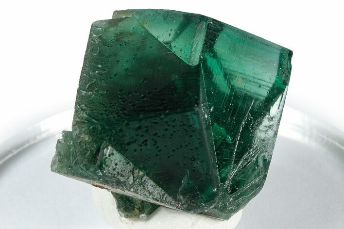 Fluorescent Green Fluorite Twins - Diana Maria Mine, England #337496